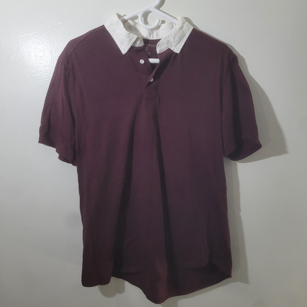 Men's Large FiveFour collared tshirt